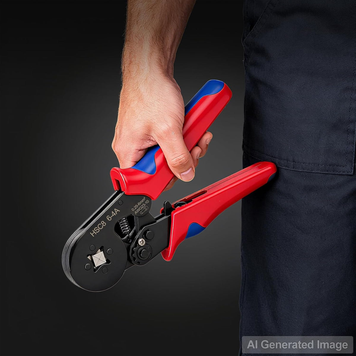 Self-Adjusting Ferrule Crimping Tool Kit with 200 Terminals