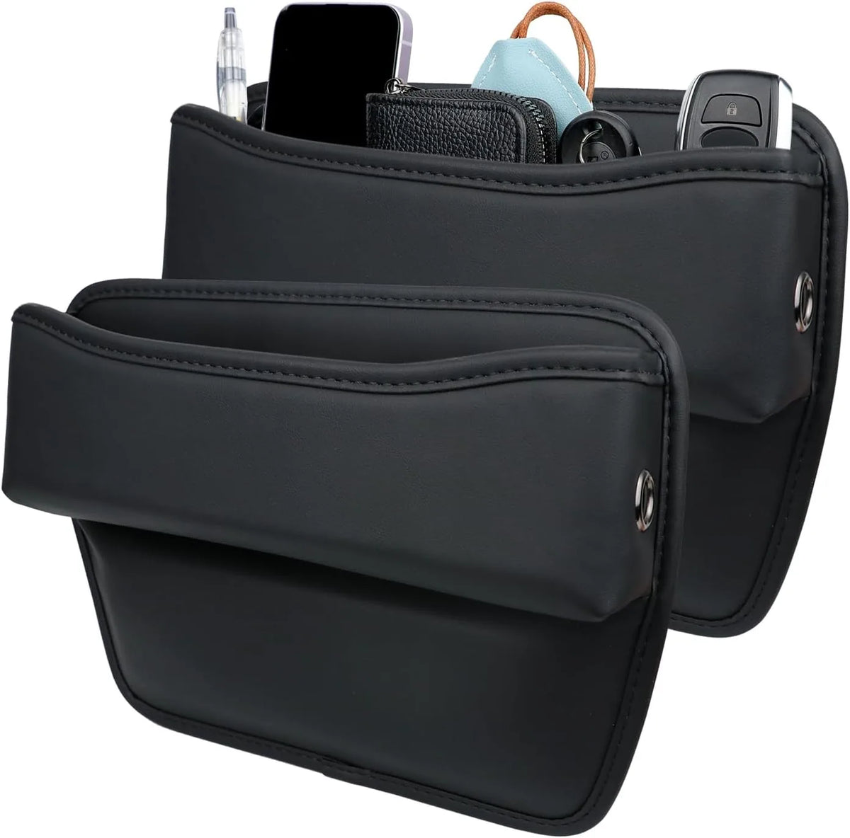 2-Piece Car Seat Gap Organizer Set