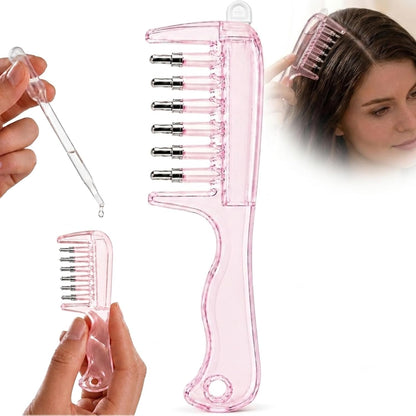 Crystal Roller Scalp Oil Applicator Comb