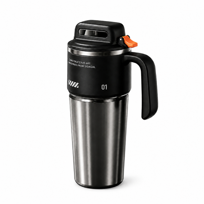 Large Stainless Steel Insulated Travel Tumbler with Straw