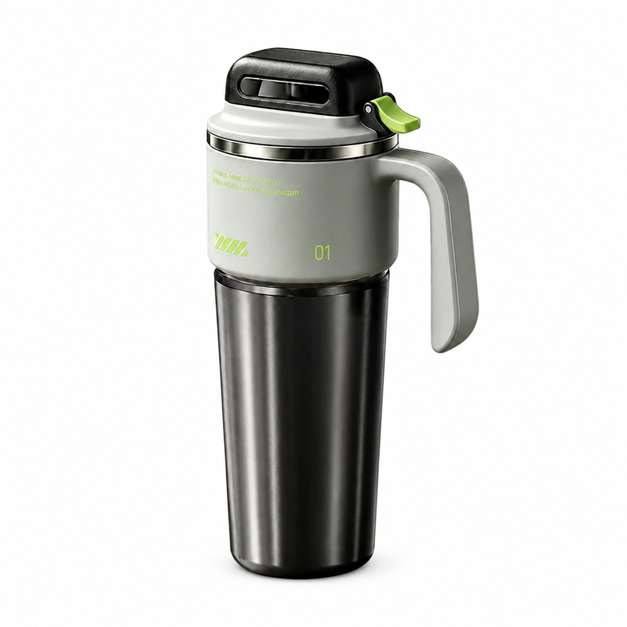 Large Stainless Steel Insulated Travel Tumbler with Straw