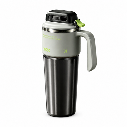 Large Stainless Steel Insulated Travel Tumbler with Straw