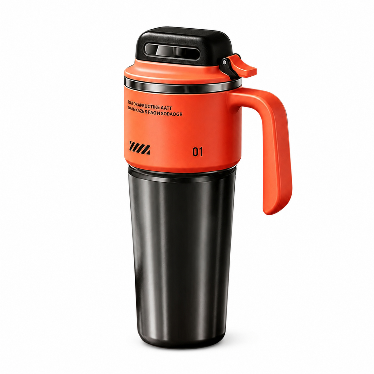 Large Stainless Steel Insulated Travel Tumbler with Straw