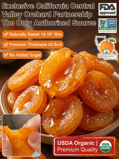 No-Sugar-Added Dried Apricots – 500 g Bag