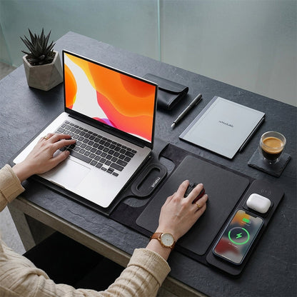 Wireless Charging Laptop Sleeve with Dual Charging