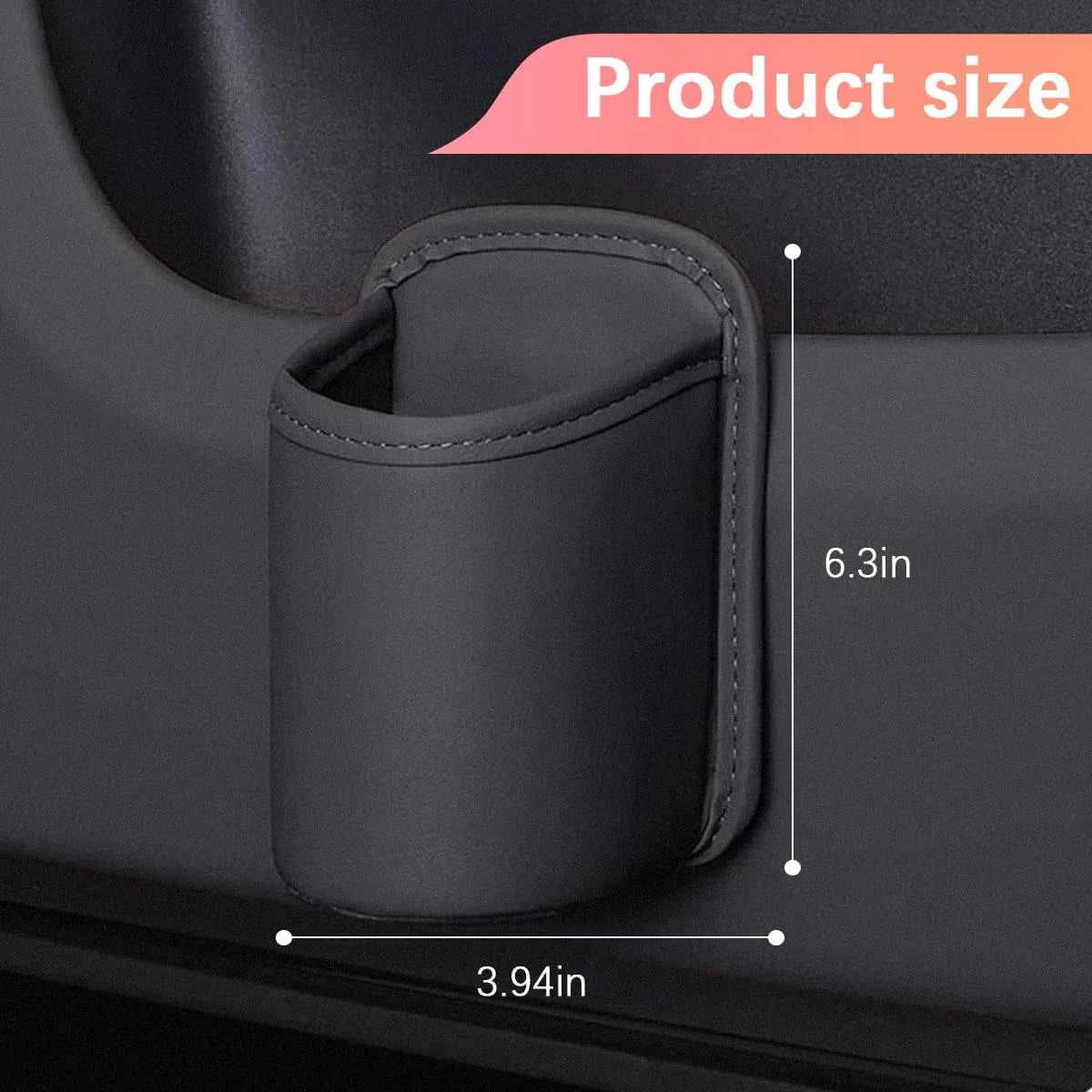 Car Door-Handle Storage Pockets – 2-Piece Set