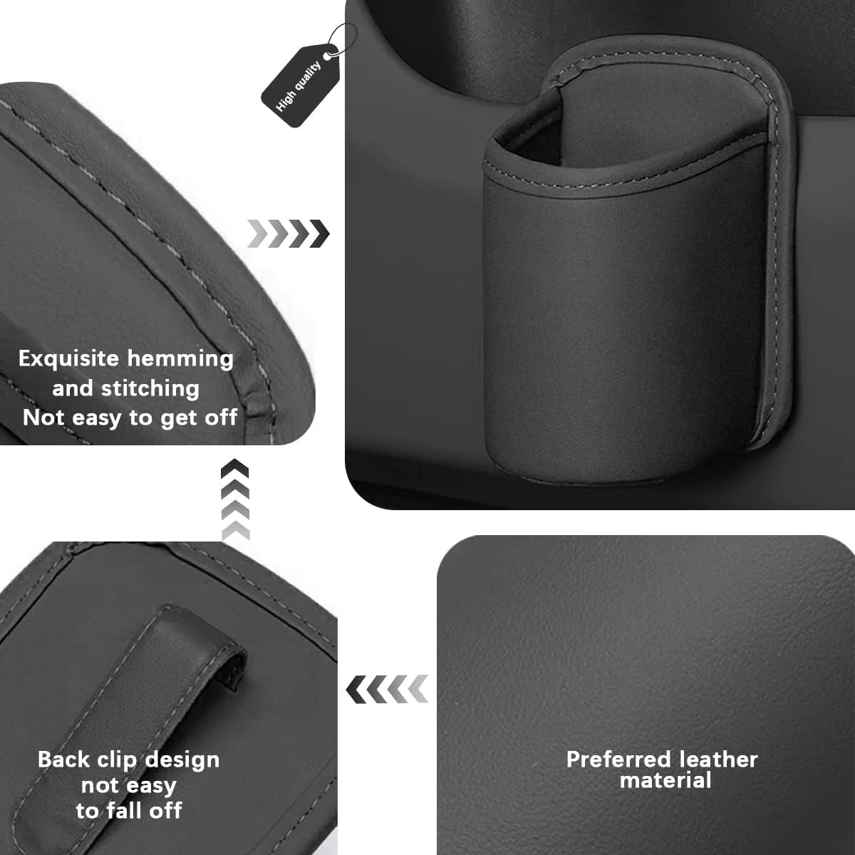 Car Door-Handle Storage Pockets – 2-Piece Set