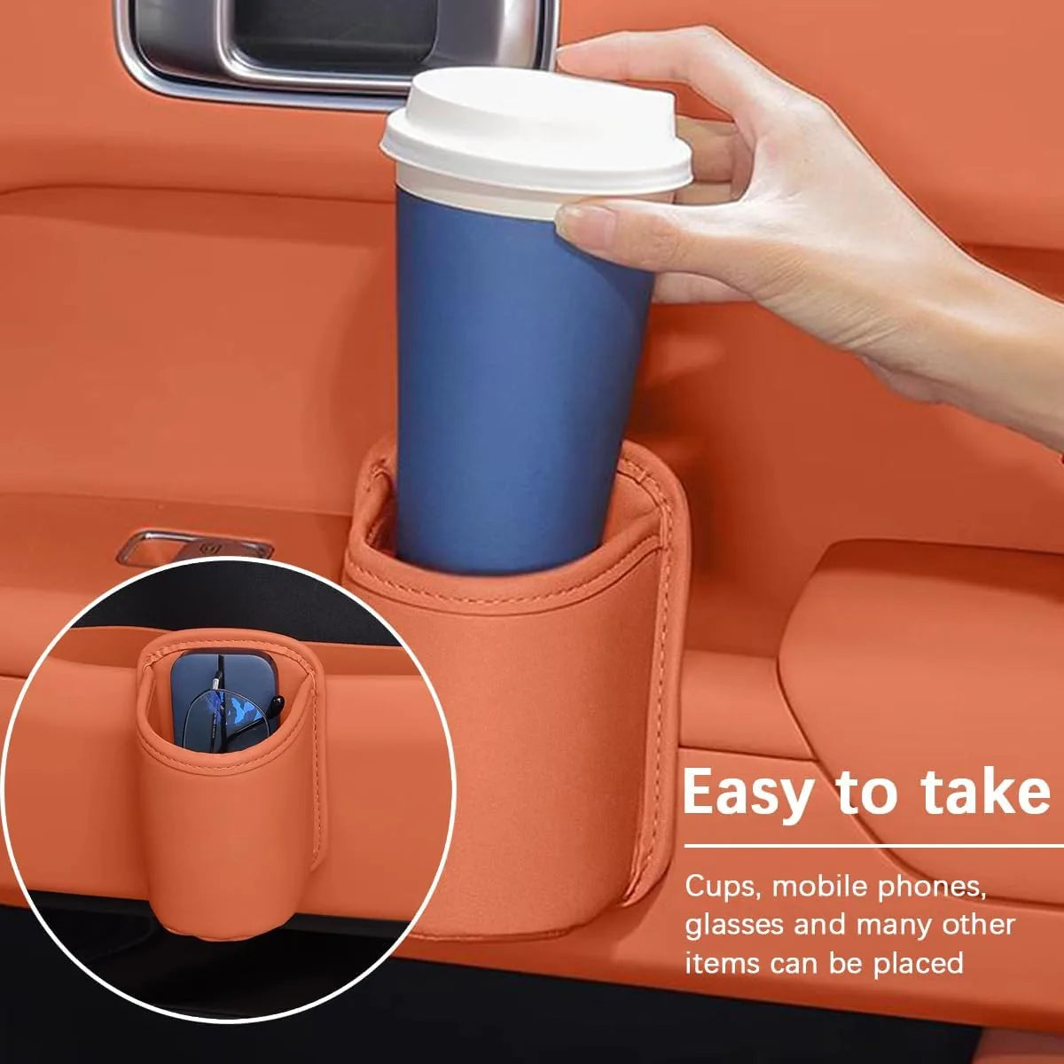 Car Door-Handle Storage Pockets – 2-Piece Set