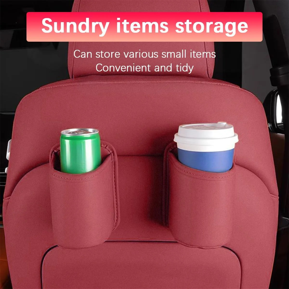 Car Door-Handle Storage Pockets – 2-Piece Set