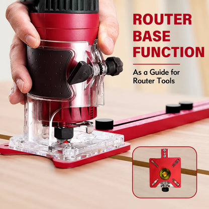 3-in-1 Router Circle, Groove and Edge Guide – 400 mm