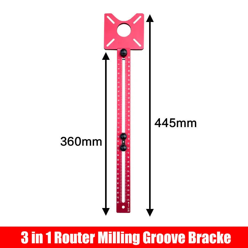 3-in-1 Router Circle, Groove and Edge Guide – 400 mm