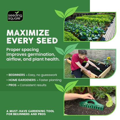 12-Hole Garden Seed Spacing Dibbler