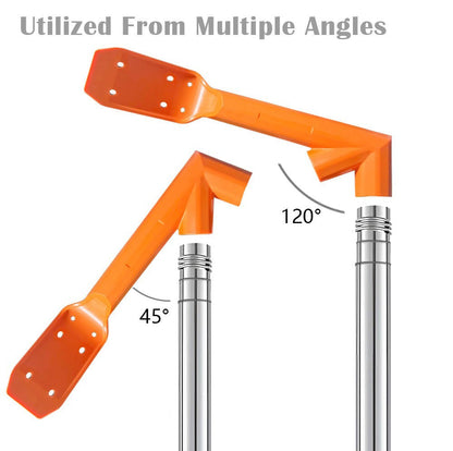 Extendable Ground-Level Gutter Cleaning Tool