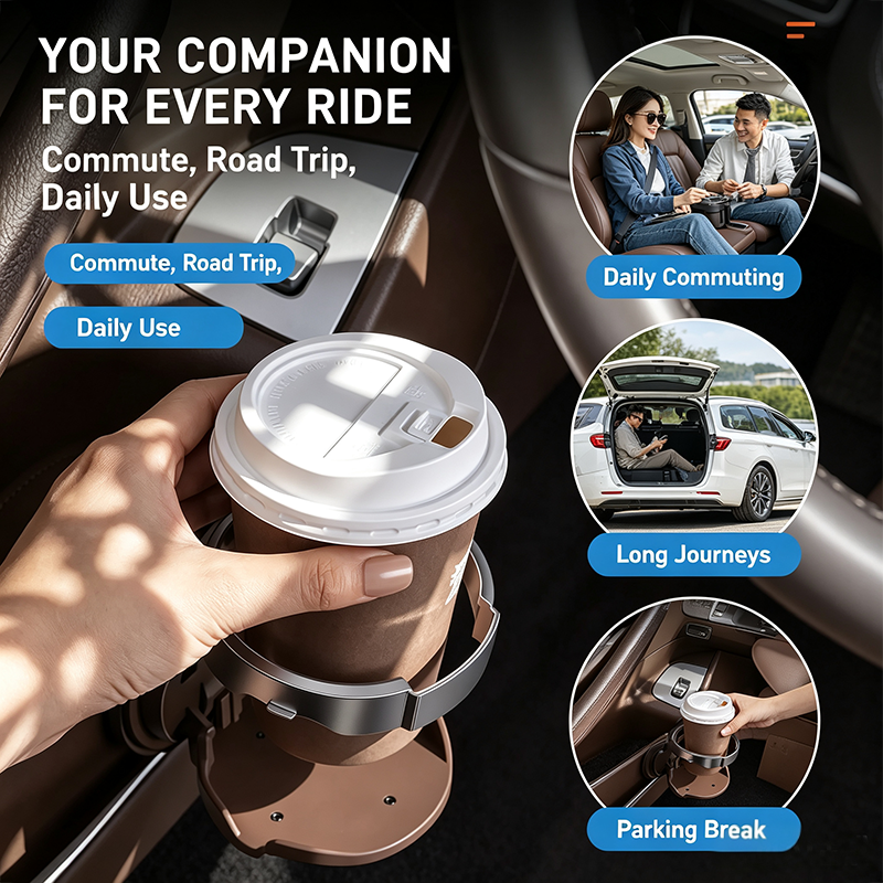 Foldable Car Door Cup Holder