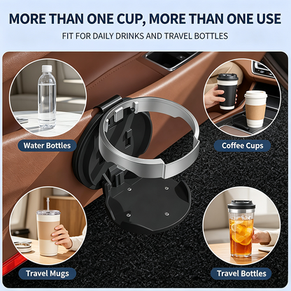 Foldable Car Door Cup Holder
