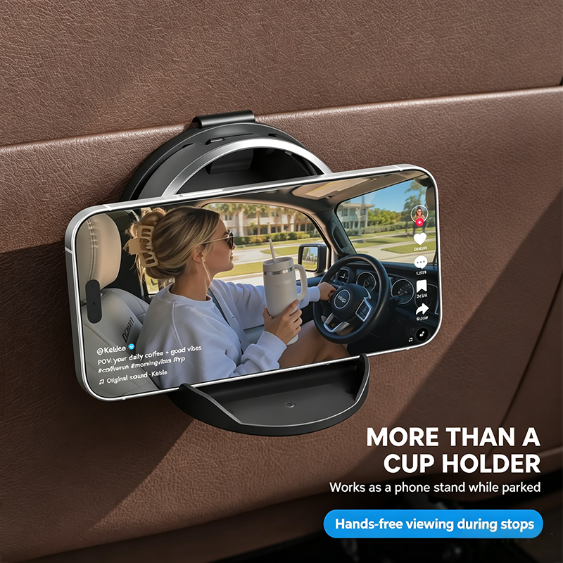 Foldable Car Door Cup Holder