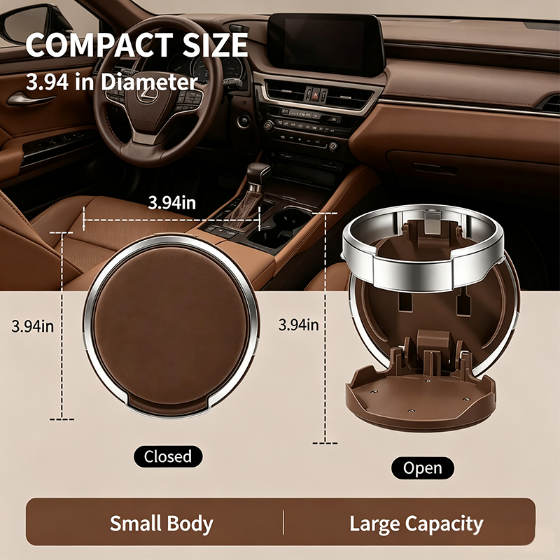 Foldable Car Door Cup Holder