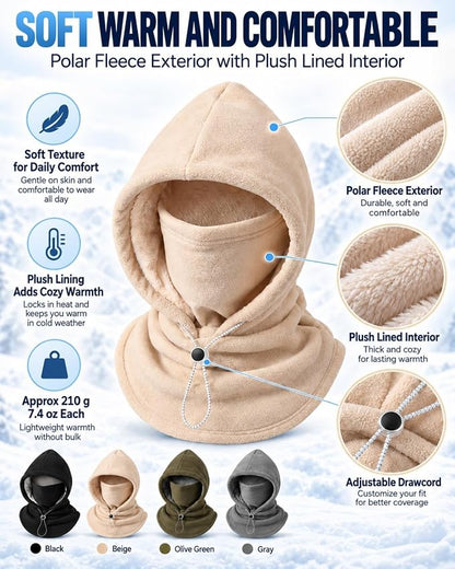Fleece Hood and Neck Warmer