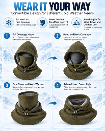 Fleece Hood and Neck Warmer