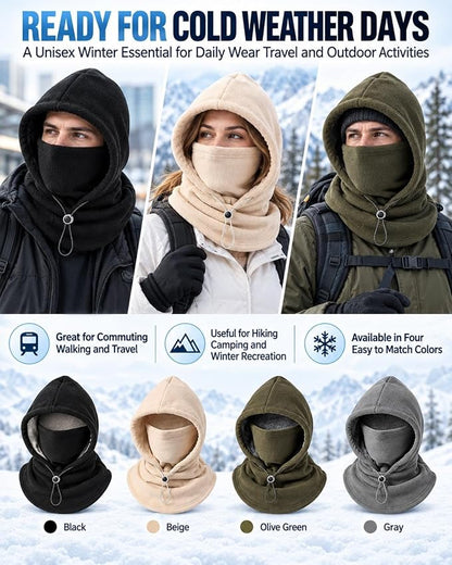 Fleece Hood and Neck Warmer
