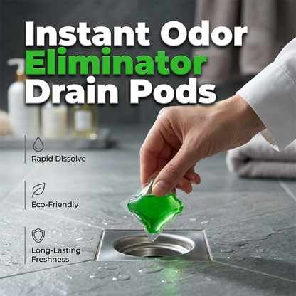 Green Drain Odor Care Pods – 50 Count