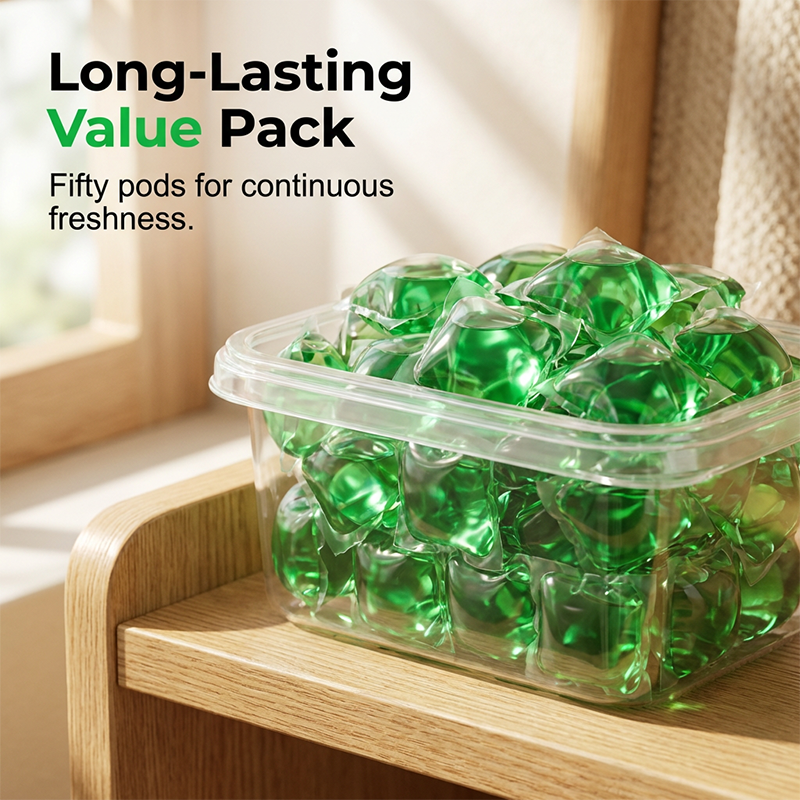 Green Drain Odor Care Pods – 50 Count