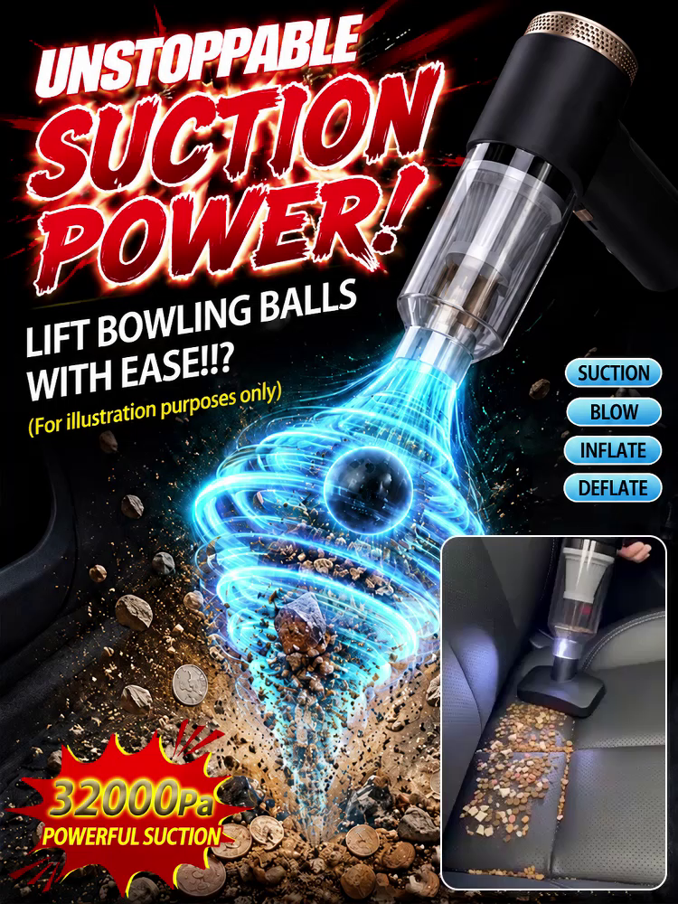 Cordless 2-in-1 Handheld Car Vacuum & Blower