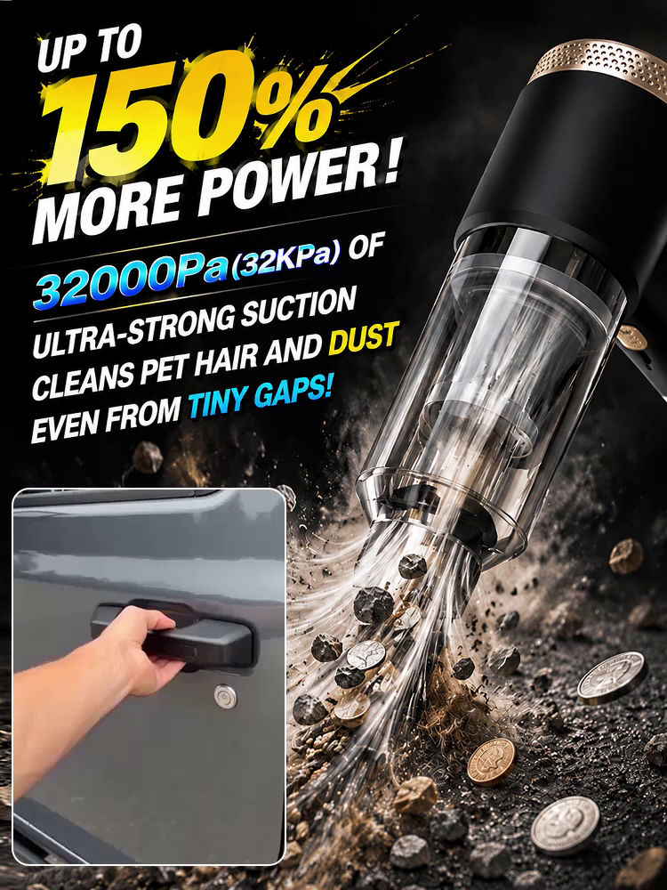 Cordless 2-in-1 Handheld Car Vacuum & Blower