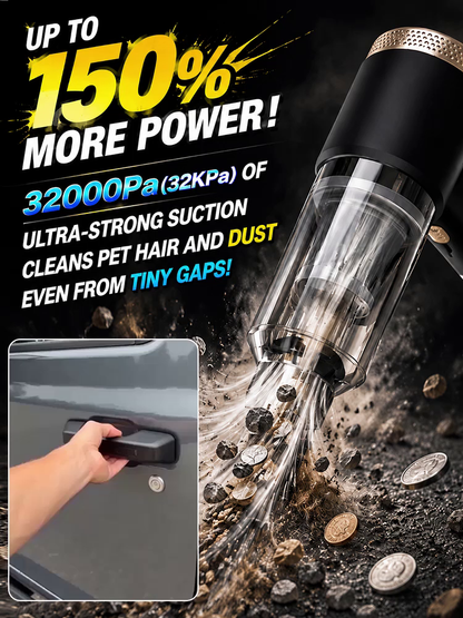 Cordless 2-in-1 Handheld Car Vacuum & Blower