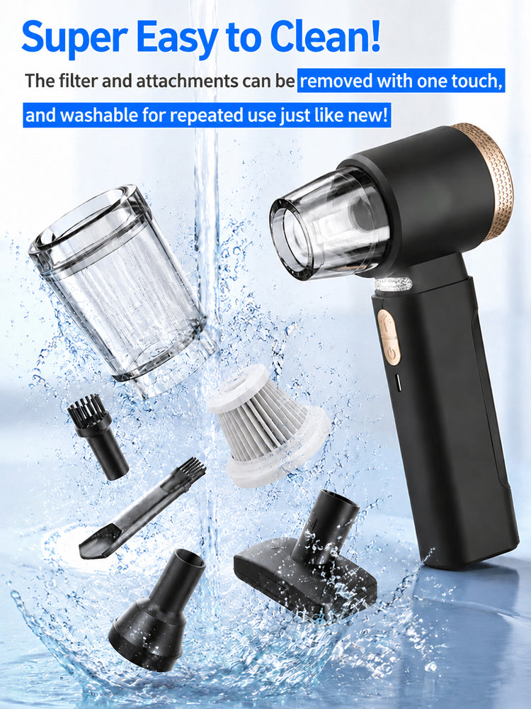 Cordless 2-in-1 Handheld Car Vacuum & Blower