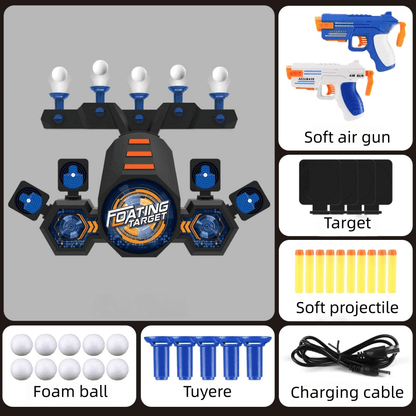 Floating Ball Target Game with Foam Dart Blasters