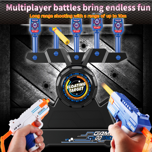 Floating Ball Target Game with Foam Dart Blasters