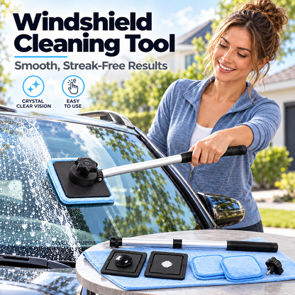 Dual-Sided Magnetic Car Windshield Cleaning Tool