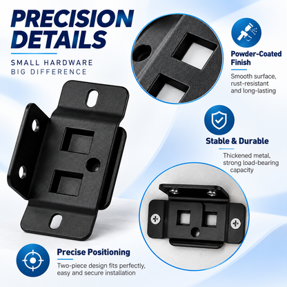 Interlocking Furniture Connector Brackets – 20 Pack for Modular Seating