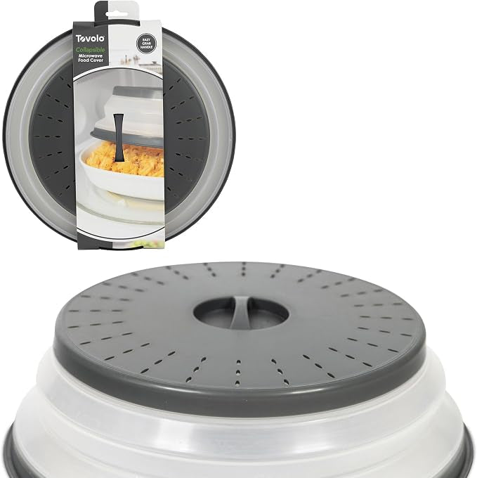 Ventilated Microwave Splatter Cover for Cleaner Everyday Reheating