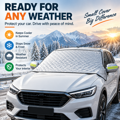 Thick Windshield Snow and Frost Cover for Winter Parking