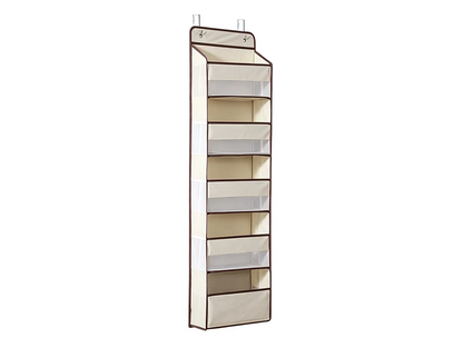 Five-Tier Hanging Closet Organizer in Beige or Gray