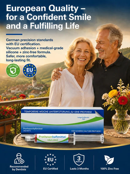 Denture Adhesive Cream Twin Pack, 10 g Tubes