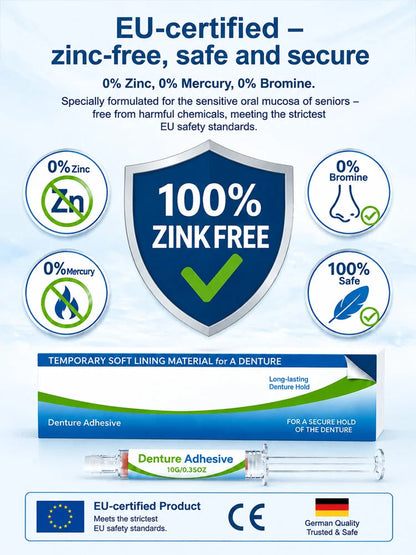Denture Adhesive Cream Twin Pack, 10 g Tubes