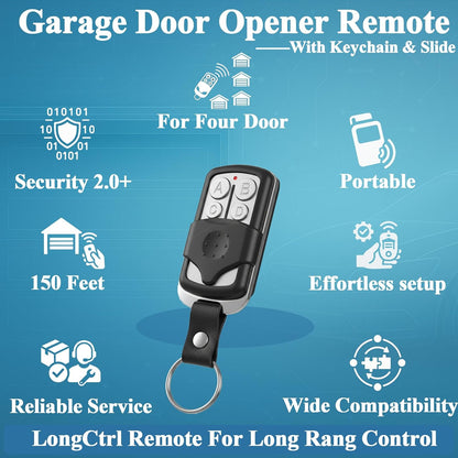 433 MHz Copy Remote with Two Button Layouts