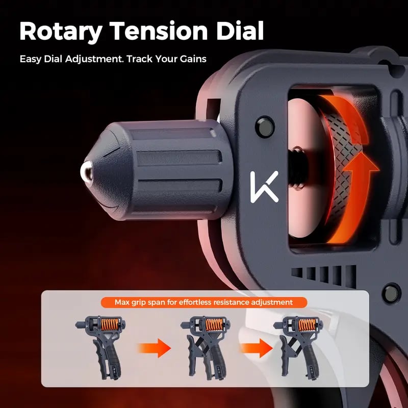 Adjustable Hand Grip Exerciser with Mechanical Counter