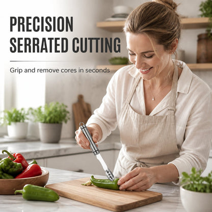 Stainless Steel Pepper Corer for Quick Seed Removal