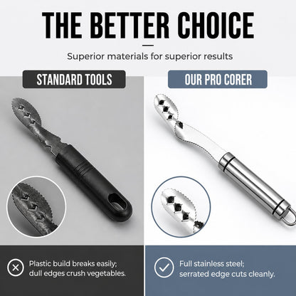 Stainless Steel Pepper Corer for Quick Seed Removal