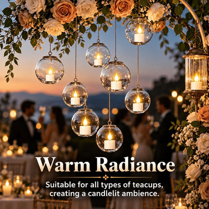 Rechargeable LED Tea Light Set with Charging Tray and Remote