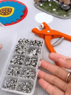 Snap Button Pliers Kit with 100 Fastener Sets