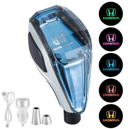 Faceted LED Gear Shift Knob for Compatible Manual Cars