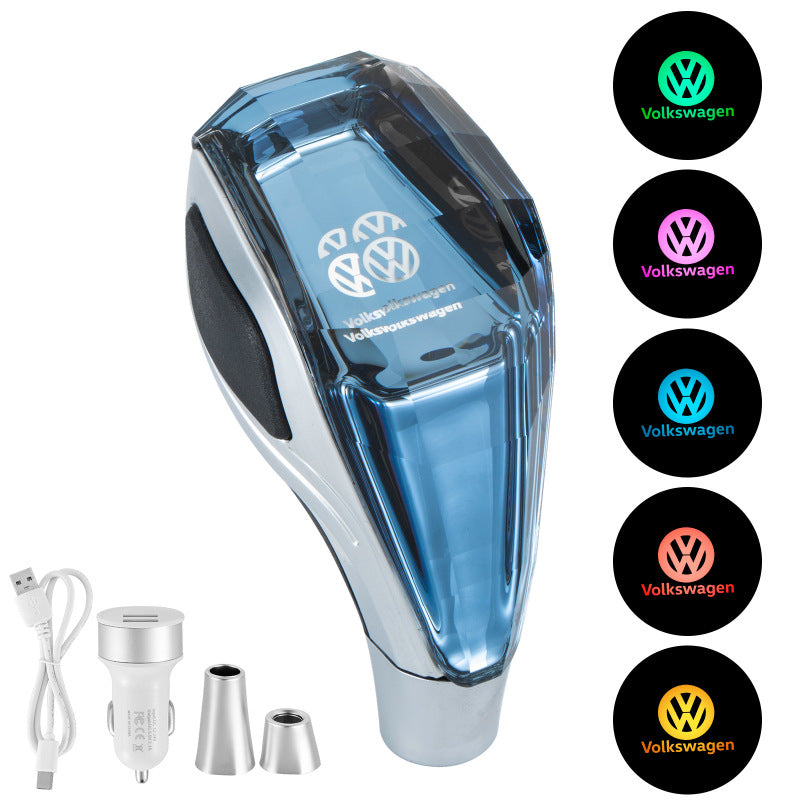 Faceted LED Gear Shift Knob for Compatible Manual Cars