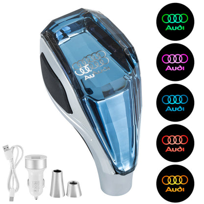 Faceted LED Gear Shift Knob for Compatible Manual Cars