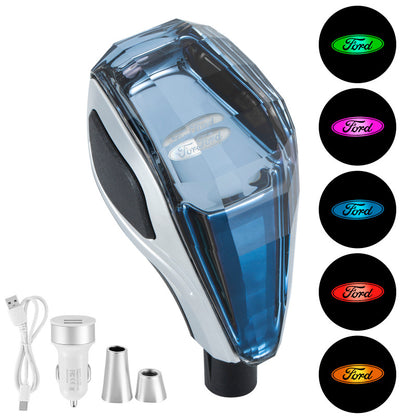 Faceted LED Gear Shift Knob for Compatible Manual Cars