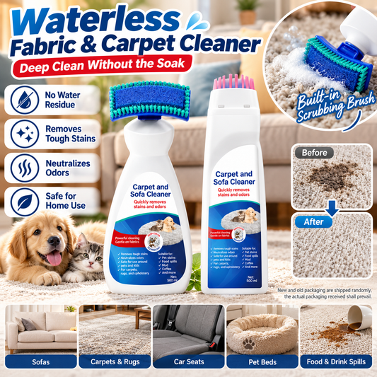 Carpet and Upholstery Spot Cleaner with Built-In Brush